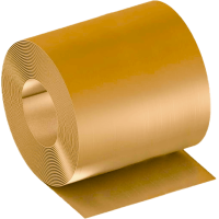 Фольга бронзовая 0,15x600 мм (100 мкм) БрБ2 ГОСТ 1789-2013