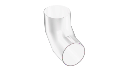 кожух оцинкованный для отвода 90° 120x0,55 мм купить в Ростове-на-Дону