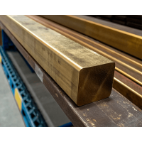 Квадрат бронзовый ДКВНТ 11x11 мм БрХ1Цр ГОСТ 1628-2019