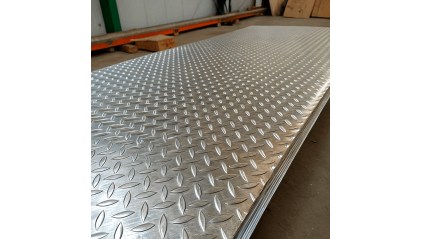 лист алюминиевый рифленый чечевица 1,5 мм АМц купить в Ростове-на-Дону