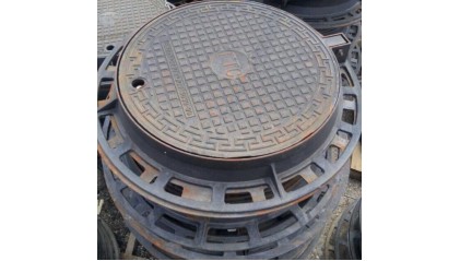 люк чугунный ГТС легкий круглый Л 740x110 мм СЧ10 купить в Ростове-на-Дону