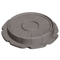 Люк чугунный средний фото