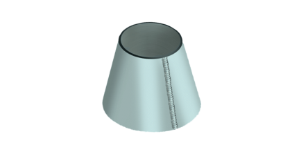 обечайку оцинкованную коническую 1220x720x8 мм 12ХМ купить в Ростове-на-Дону