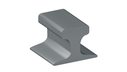 рельсы КР70 стальные крановые 10,5 м К76Ф купить в Ростове-на-Дону