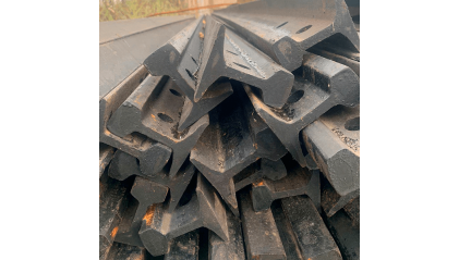 рельсы Р8 стальные узкоколейные 8 м Э76 купить в Ростове-на-Дону