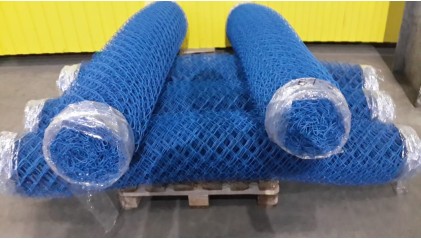 сетку рабицу стальную с полимерным покрытием (ПВХ) 10x10 1,2 мм купить в Ростове-на-Дону