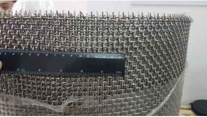 сетку нержавеющую рифленую (канилированную) 15x15 3,6 мм 12Х18Н10Т купить в Ростове-на-Дону