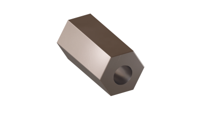 шестигранник буровой пустотелый 25x7,2 мм 55С2 купить в Ростове-на-Дону