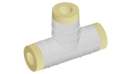 скорлупу ППУ-ОЦ для тройника 45x45 мм купить в Ростове-на-Дону