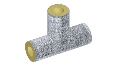 тройник теплоизоляционный минераловатный 108x45 мм купить в Ростове-на-Дону