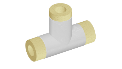 тройник теплоизоляционный минераловатный 1020x159 мм купить в Ростове-на-Дону