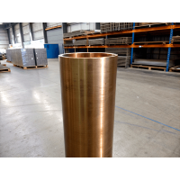 Труба бронзовая прессованная ГКР 95x10 мм БрАЖН10-4-4 ГОСТ 1208-2014