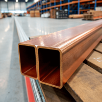 Труба медная профильная прямоугольная ДПРНМ 110x30x3,5 мм М2 ТУ 48-21-295-82