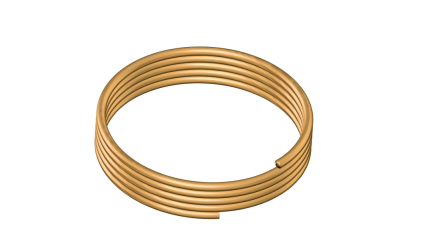 трубку латунную капиллярную ДКРНМ 2,3x0,5 мм Л68 купить в Ростове-на-Дону