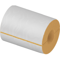 Цилиндр теплоизоляционный минераловатный вырезной оцинкованный 1020x30x1200 мм НГ Ц 150 ГОСТ 23208-2022