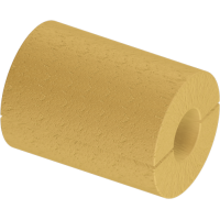 Цилиндр теплоизоляционный минераловатный вырезной без покрытия 1020x30x1200 мм Г1 Ц 100 ГОСТ 23208-2022