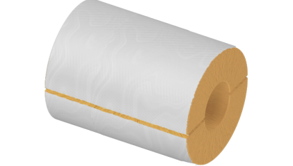 цилиндр теплоизоляционный минераловатный 1020x50x1200 мм НГ Ц 150 купить в Ростове-на-Дону