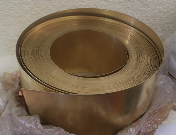 Фольга латунная 0,05x300 мм (50 мкм) Л63 ГОСТ 2208-2007 фото