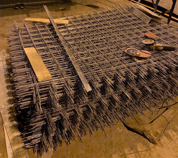 Сетка стальная арматурная сварная в картах 100x100x10 мм ГОСТ 23279-2012 фото